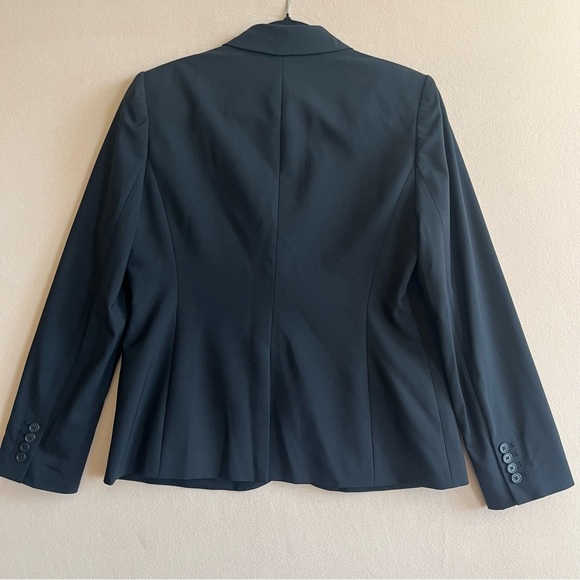 JCrew Campbell Blazer in Italian Stretch Wool Career Office Black size 12 - Picture 11 of 16